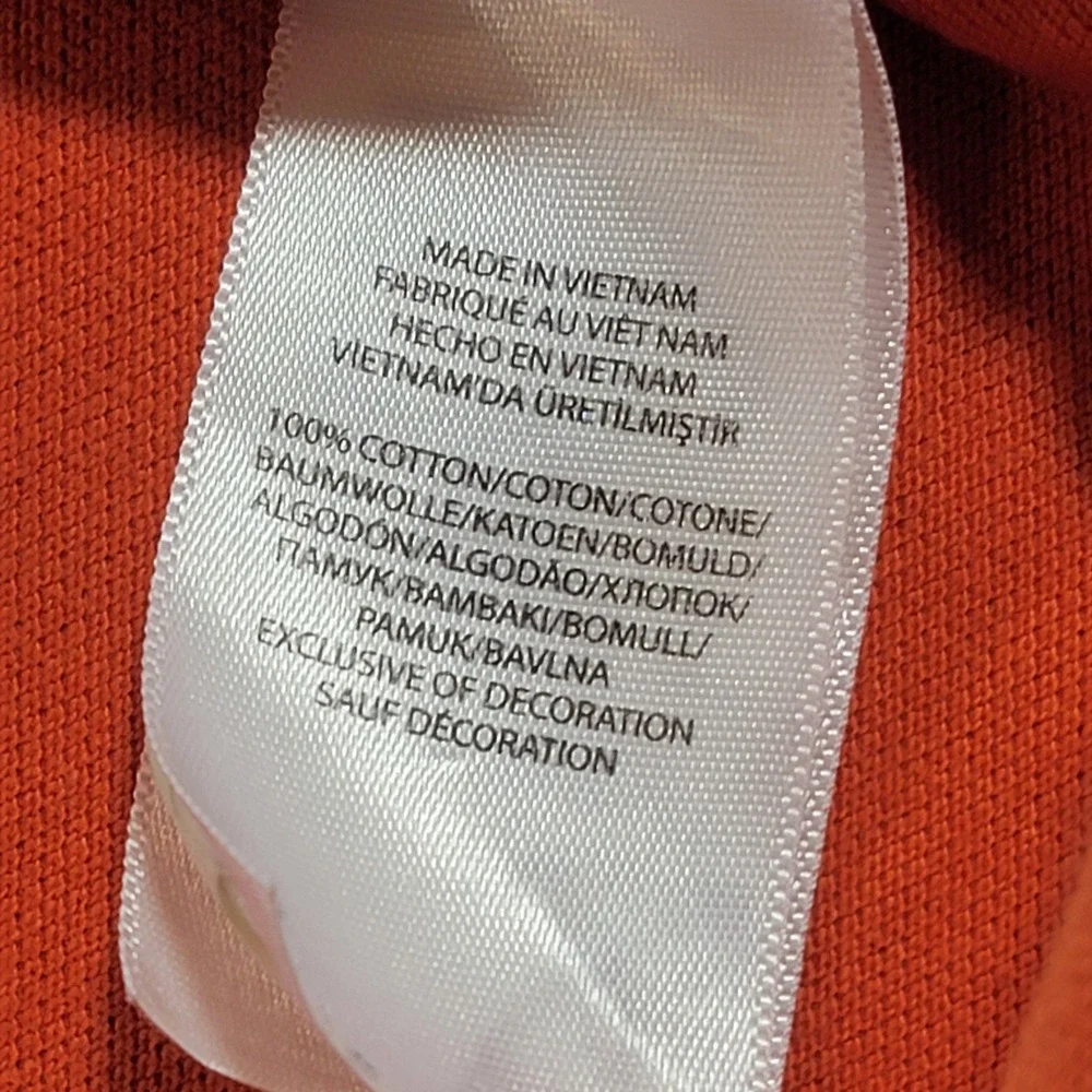Polo Ralph Lauren Big Pony Polo Shirt Classic Fit #3 Orange Blue Men's XL Cotton